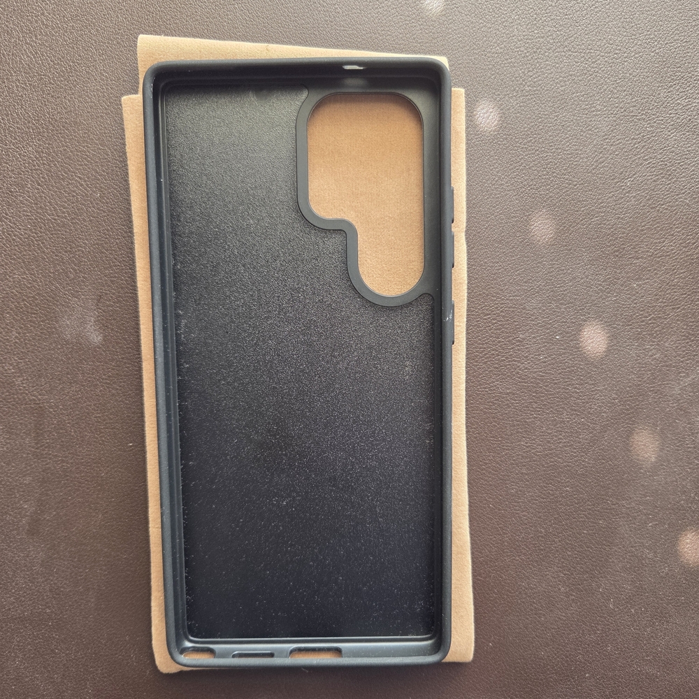 S25 Ultra Mandala Wood Phone Case Shell Inlay NIB Never Used - Picture 5 of 9